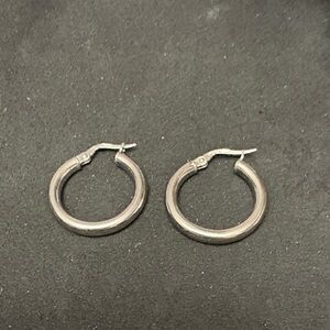 925 Sterling Silver Hoop Earrings